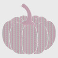 Striped Pumpkin Embroidery File: Grandmillennial Fall Stitch Design (10 Formats)