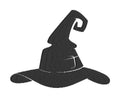 Witch's Hat Halloween Monogram or Name Topper Embroidery File Instant Download