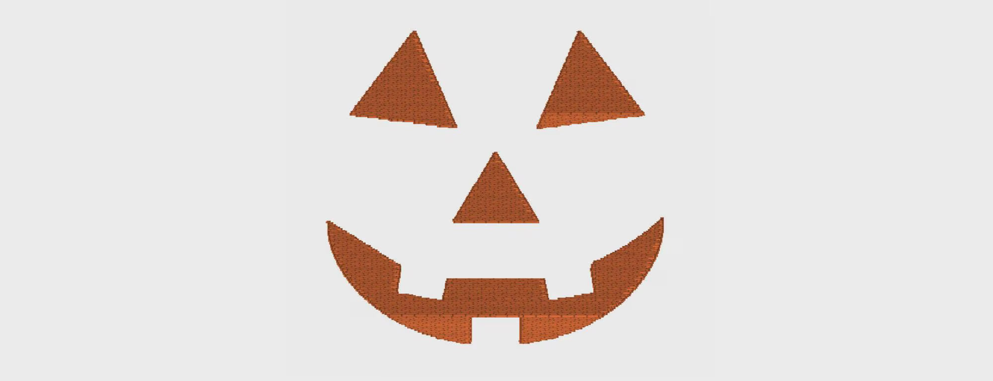 Jack O' Smile Embroidery File - Editable Sizing, 8 Instant Downloads