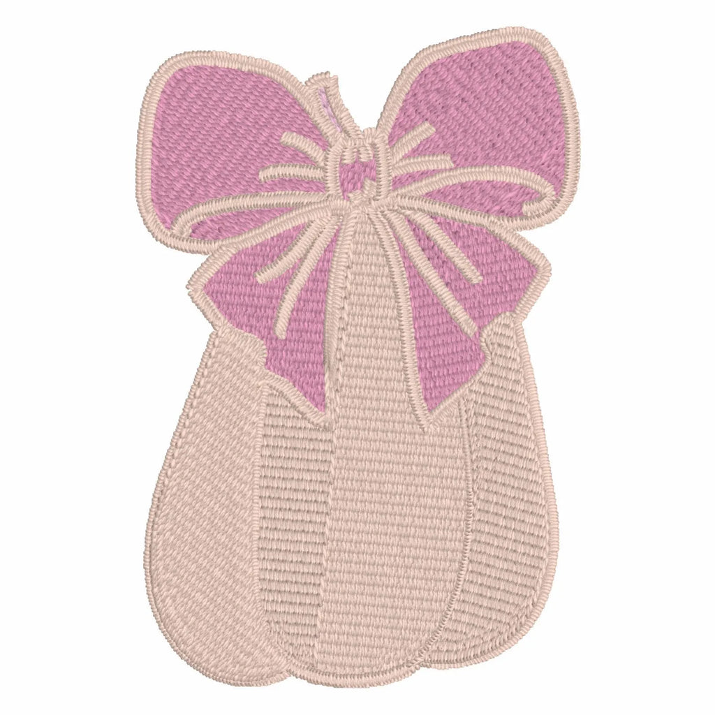 Bow Pumpkin Embroidery File Bundle: Halloween Fall Stitch Design (10 Formats)