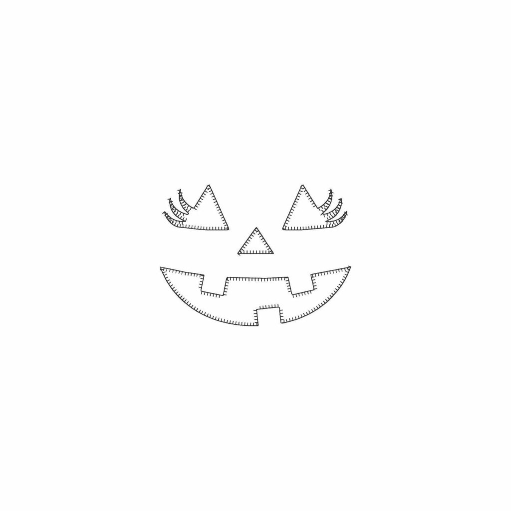 Jack-o'-Lantern Girl Applique Designs: Halloween Embroidery Files (10 Stitch Formats, SVG Included)