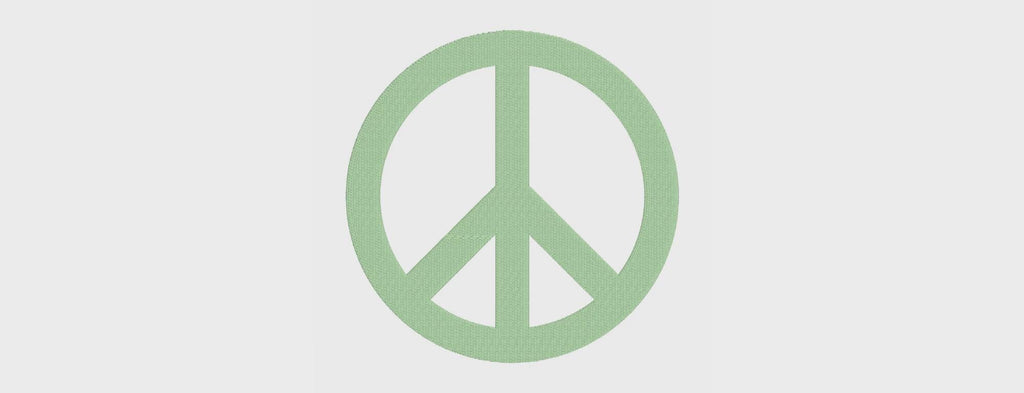 Peace Sign Embroidery File 13 Instant Downloads
