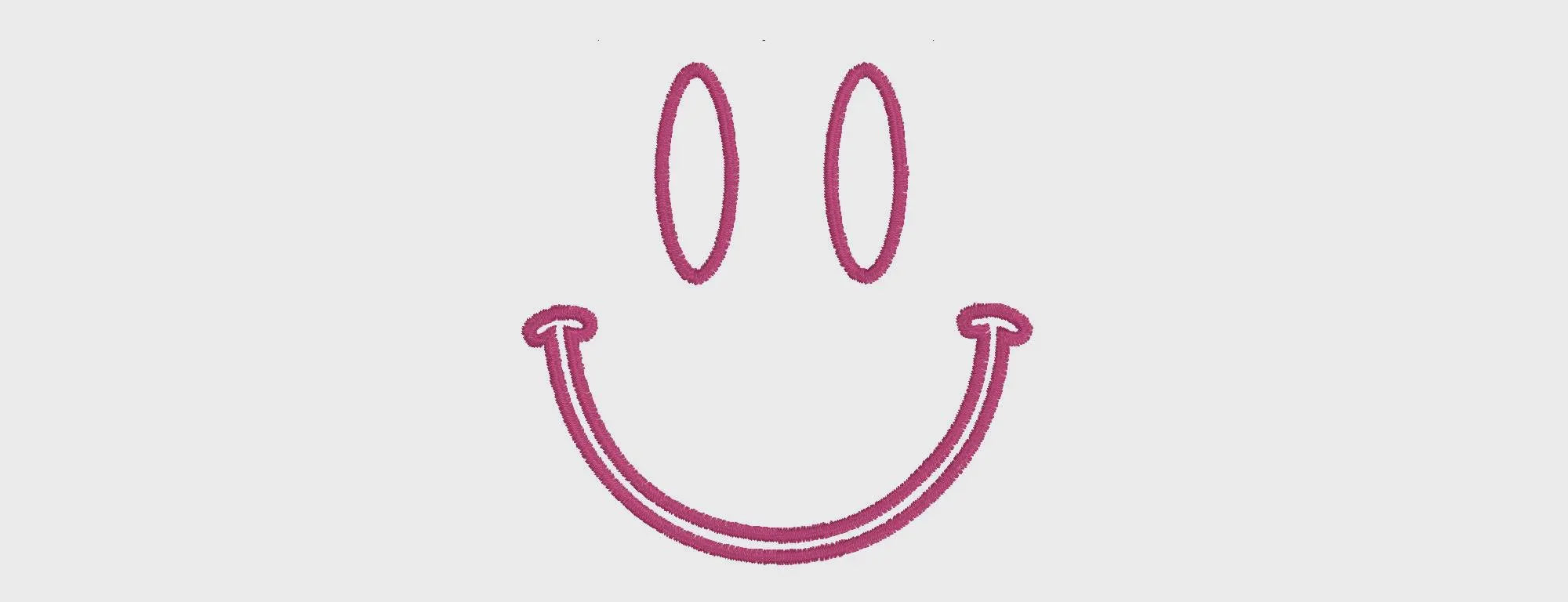 Smiley Face Embroidery File Bundle - Editable Sizing, 20 Instant Downloads
