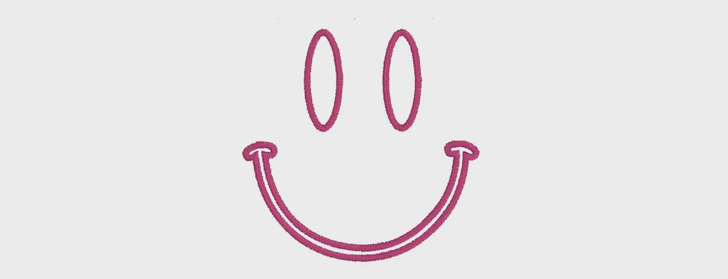 Smiley Face Embroidery File Bundle - Editable Sizing, 20 Instant Downloads