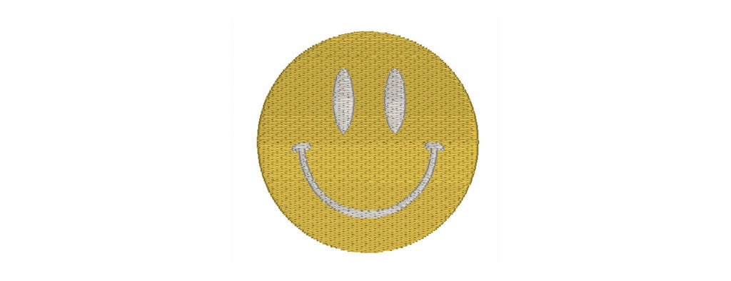 Smiley Face Embroidery File 10 instant downloads