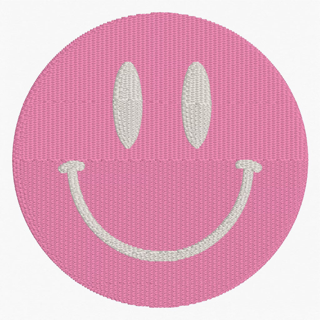 Smiley Face Embroidery File 10 instant downloads