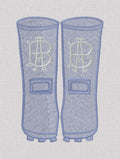 Preppy Boots 3 inch Embroidery Design Stitch File 10 Formats Instant Download