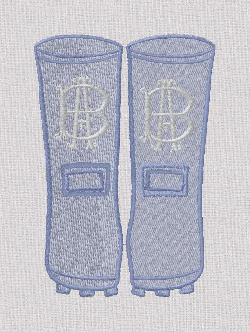 Preppy Boots 3 inch Embroidery Design Stitch File 10 Formats Instant Download