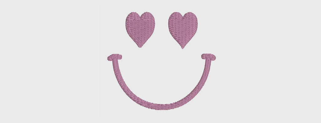 Smiley Face Embroidery File Bundle - Editable Sizing, 20 Instant Downloads