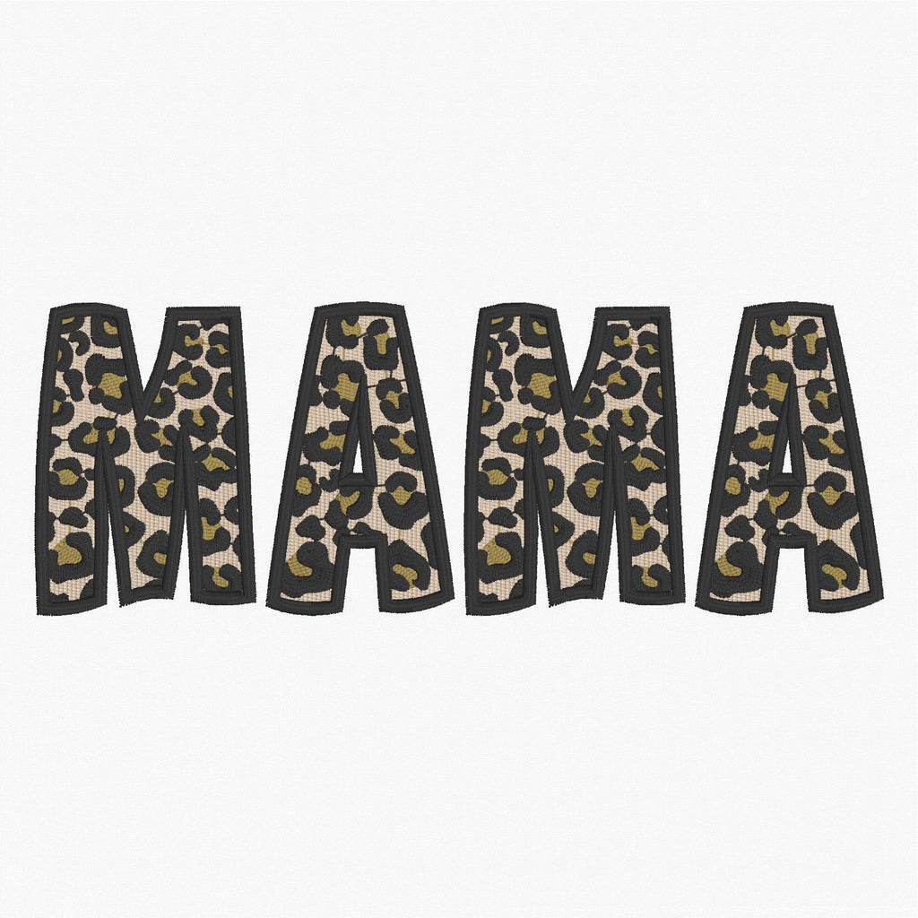 Mama Cheetah Embroidery Design: 7" & 10" (Instant Download)