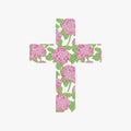 Hydrangea Cross Satin Stitch Embroidery Design: 9 File Formats, Instant Download