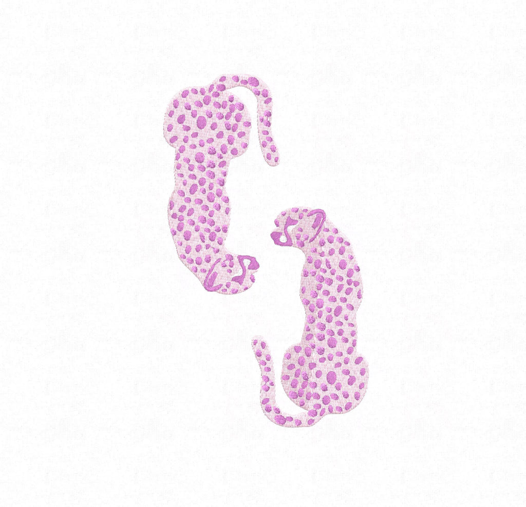 Spotted Cheetahs Embroidery File: 10 Formats, 5" (Digital Download)