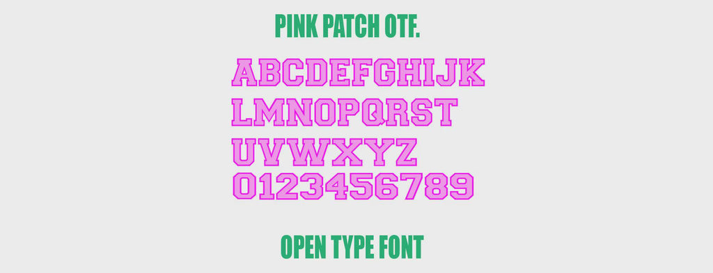 Shadow Patch Font Pink Patch .Otf Bundle + Bonus Coffee Cup Monogram Frame