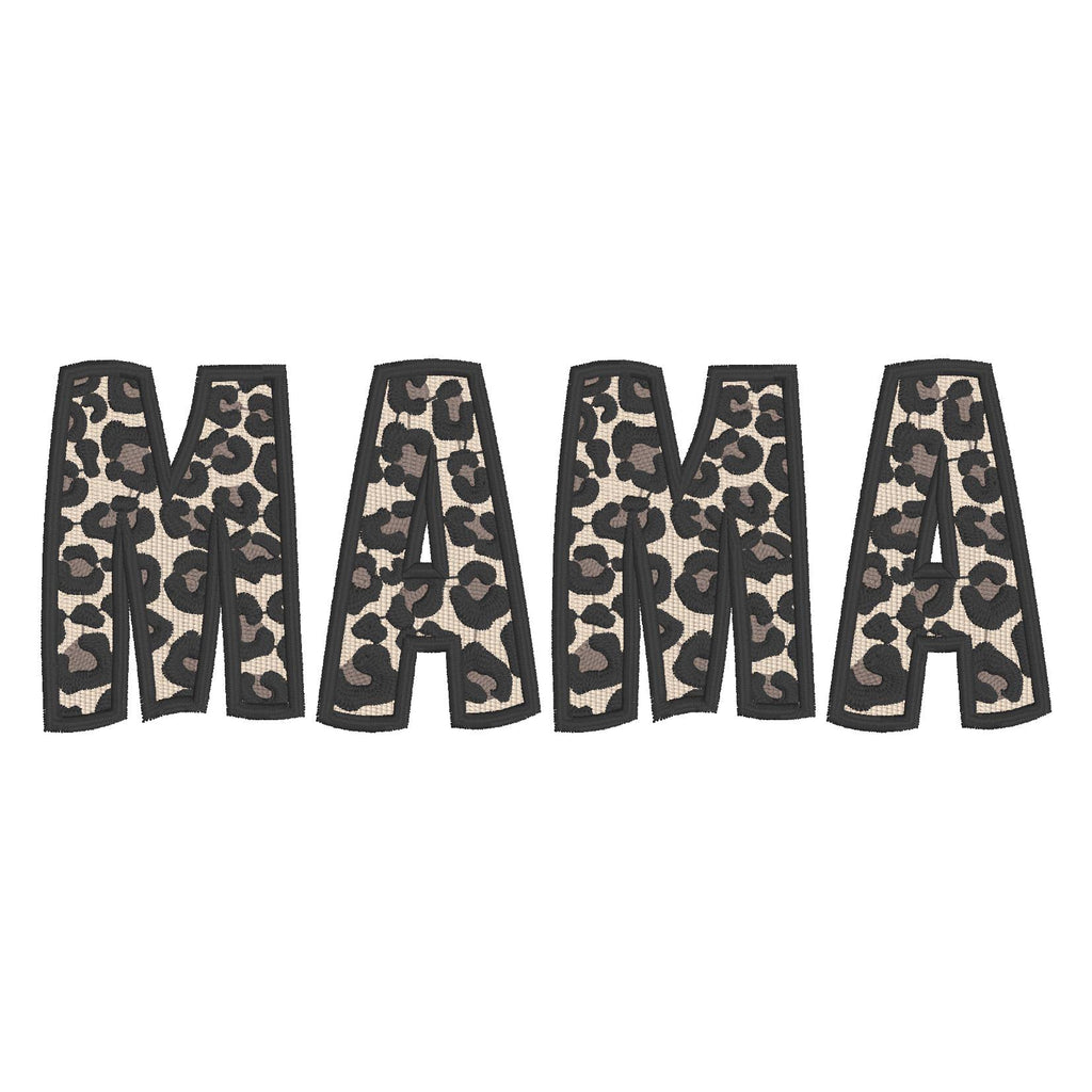Mama Cheetah Embroidery Design: 7" & 10" (Instant Download)