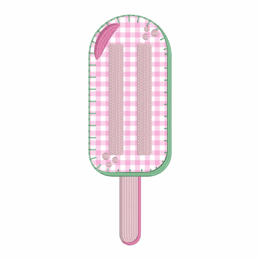 Popsicle Applique Embroidery File: Children's Lollipop (Digital Download)