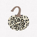 Leopard Pumpkins 2 Sizes Embroidery File 10 Stitch Formats Fall Animal Print Design