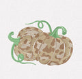 Leopard Pumpkin Patches 2 Sizes Embroidery File 10 Stitch Formats Fall Animal Print Design