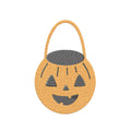 2 Sizes Jack-o'-Lantern Embroidery Design: Halloween Trick or Treat Bag