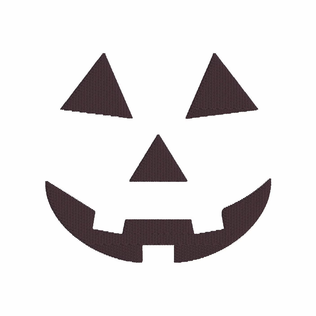 Jack O' Smile Embroidery File - Editable Sizing, 8 Instant Downloads