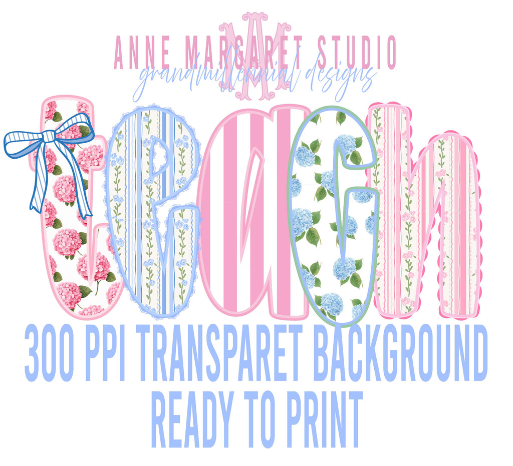 Teach Preppy Digital Download for T-Shirt Transfer Design 300 ppi PNG File
