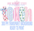 Teach Preppy Digital Download for T-Shirt Transfer Design 300 ppi PNG File