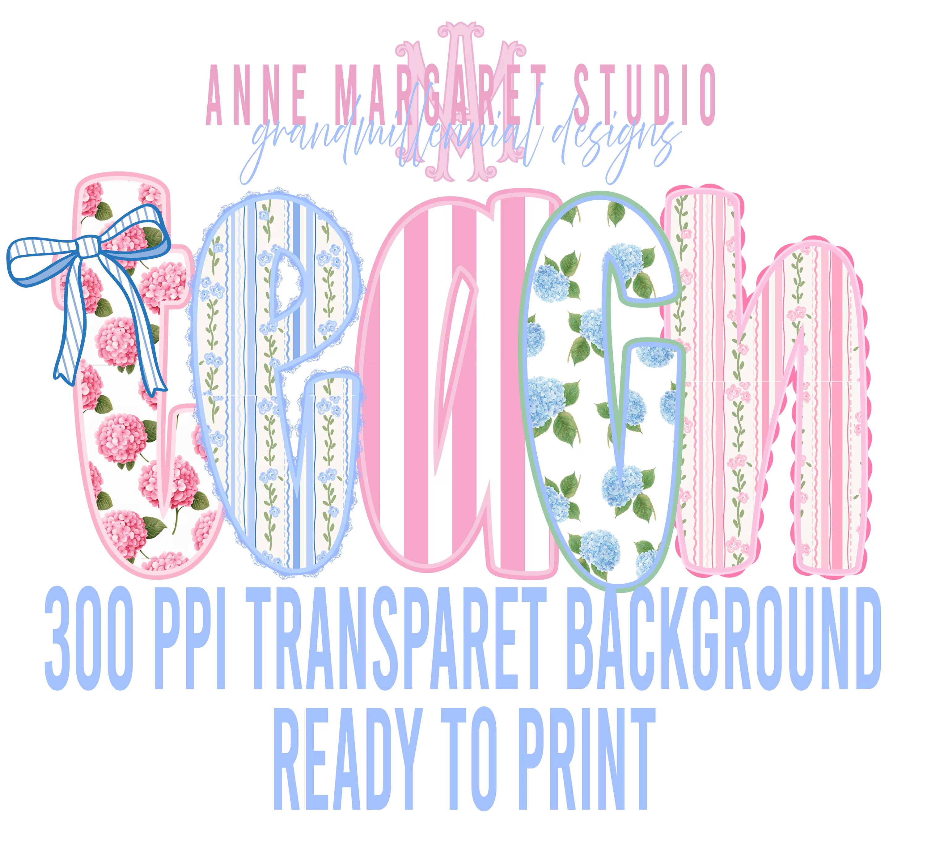 Teach Preppy Digital Download for T-Shirt Transfer Design 300 ppi PNG File