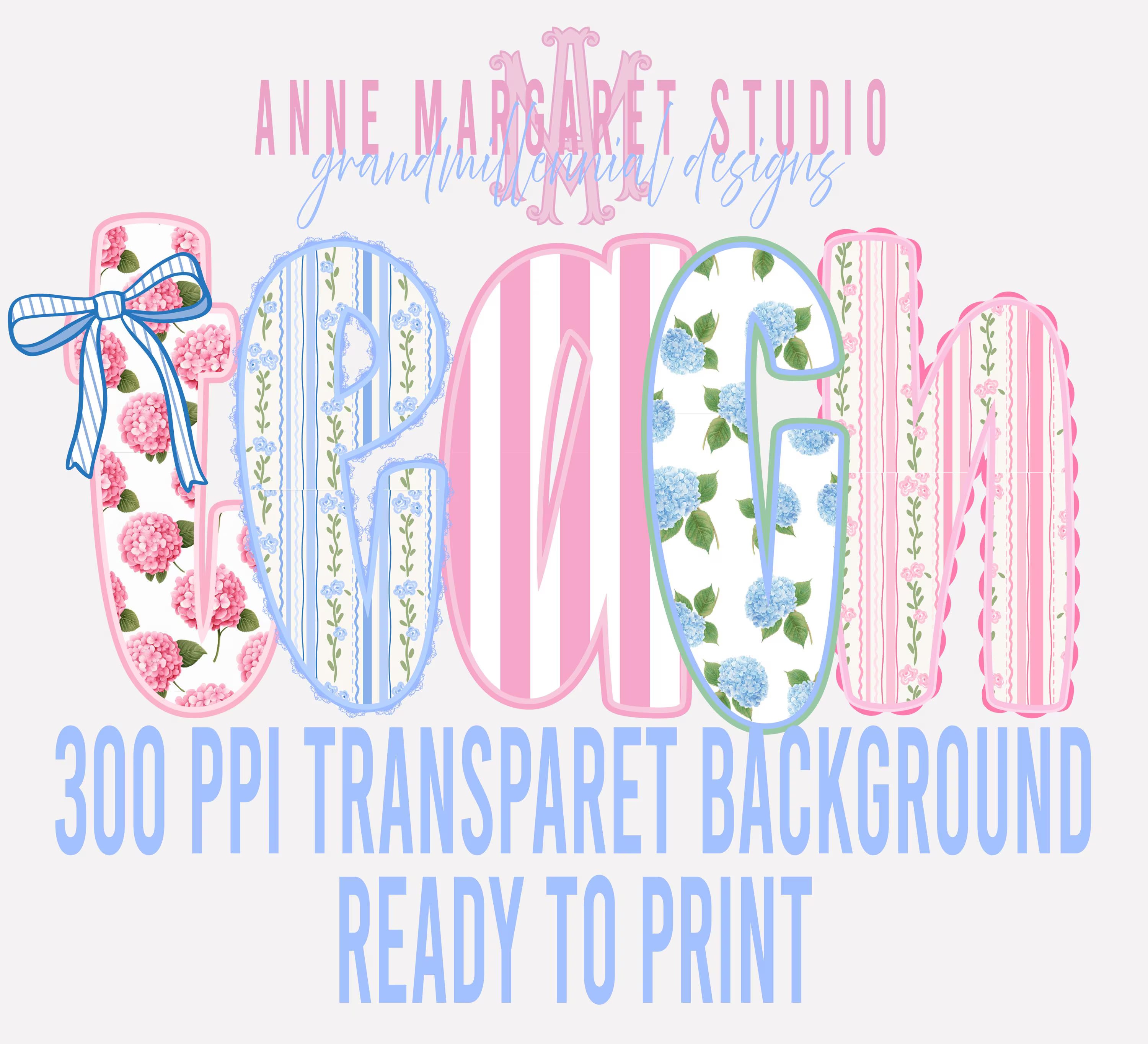 Teach Preppy Digital Download for T-Shirt Transfer Design 300 ppi PNG File