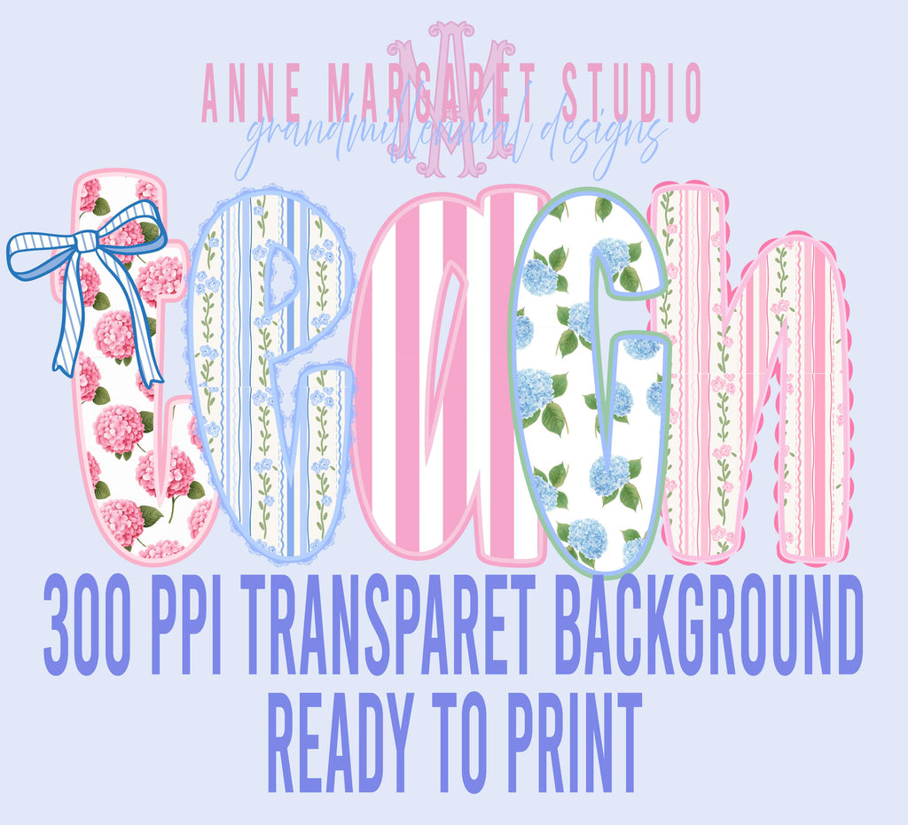 Teach Preppy Digital Download for T-Shirt Transfer Design 300 ppi PNG File