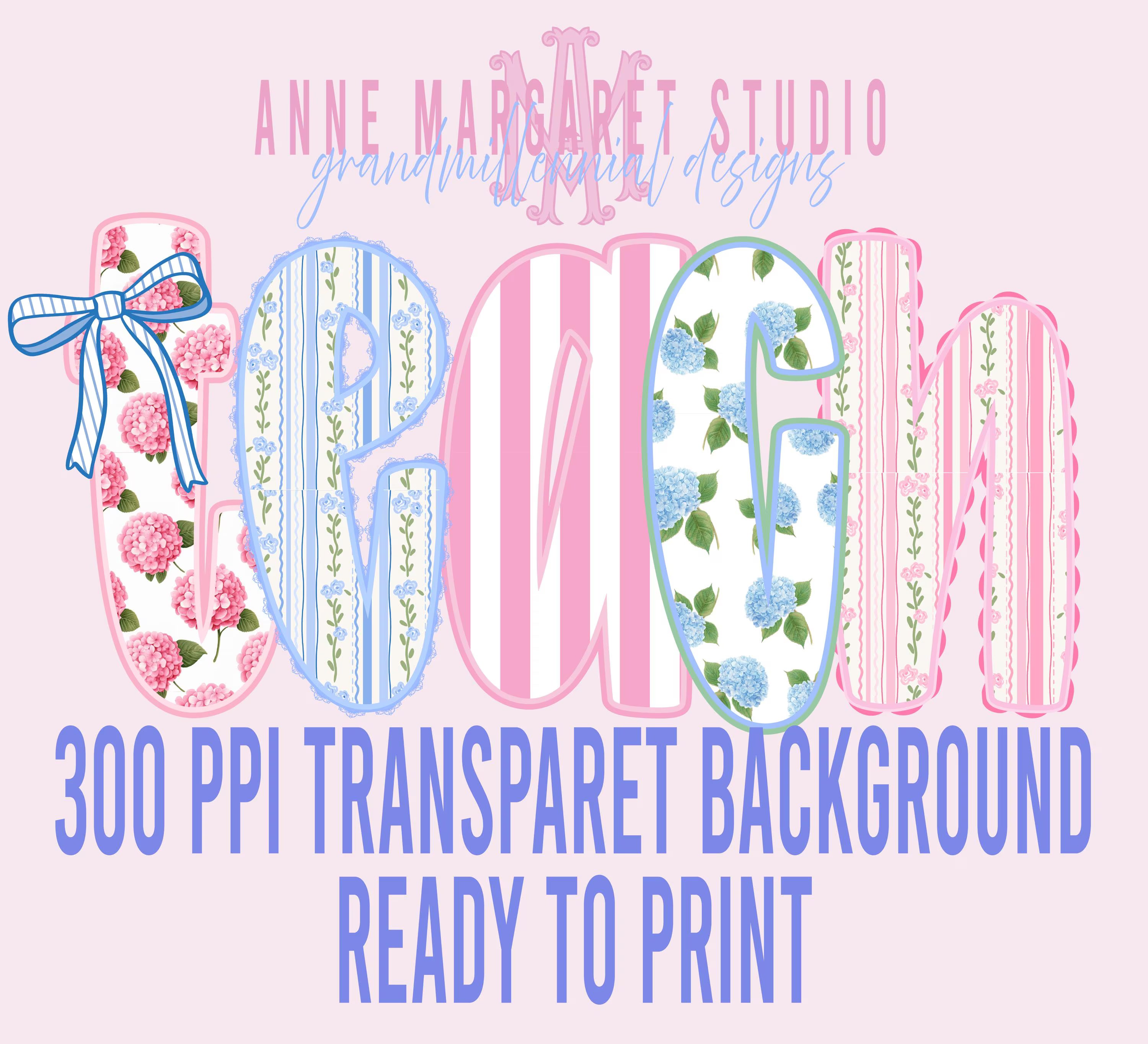Teach Preppy Digital Download for T-Shirt Transfer Design 300 ppi PNG File
