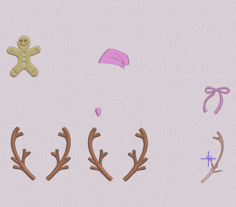 Christmas Minis Bundle: Create Your Own Christmas Name, 12 Designs (Tree, Hat, Bows, & More)
