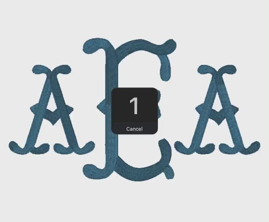 Bamboo Embroidery Font: 5 Sizes, 9 File Types (.bx Included)