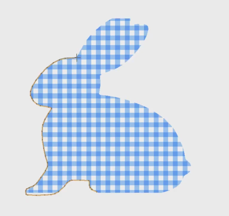 Easter Bunny Rabbit Appliqué Embroidery Design 9 File Formats Instant Download