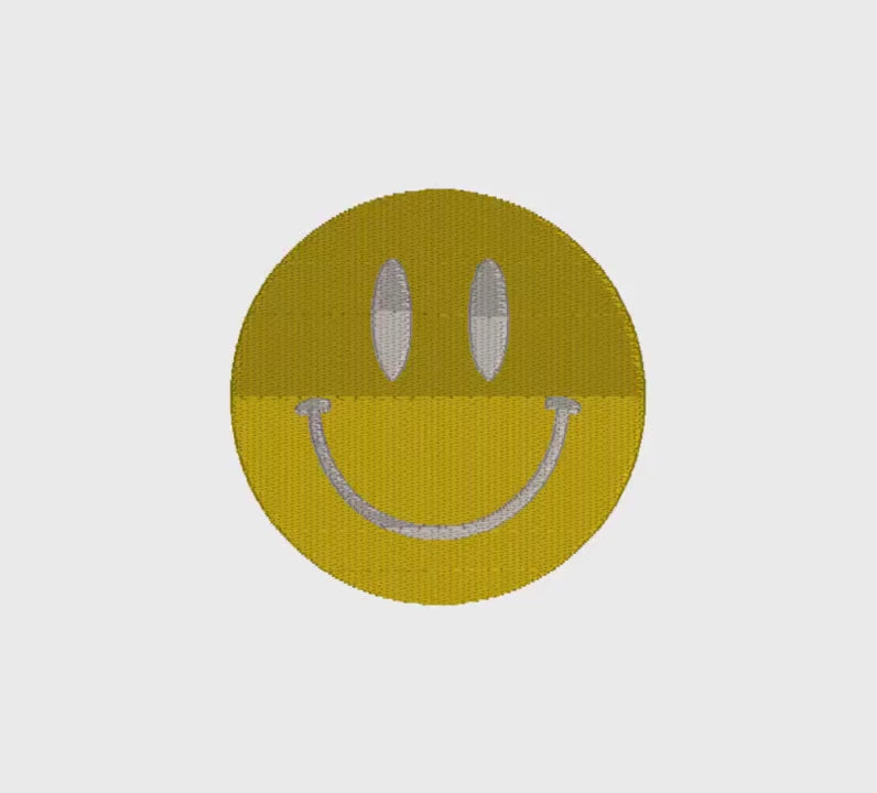 Bunny Ears Smiley Face Embroidery File Bundle (Instant Download)